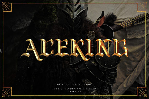 Aceking: The Bold Blackletter Typeface for Standout Branding