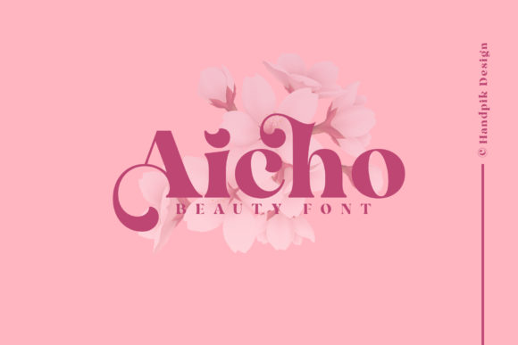 Aicho: The Bold Serif Font That Elevates Your Handmade Brand