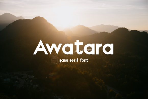 Awatara: A Bold Sans Serif Typeface for Modern Web Design