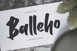 Balleho: The Bold Script Font for Authentic Small Business Branding