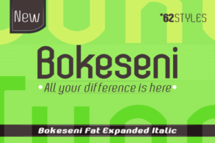 Bokeseni Expanded Fat Italic: The Bold Typeface for Scroll-Stopping Campaigns