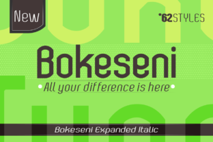 Bokeseni Expanded Italic: The Bold Typeface for High-Impact Campaigns