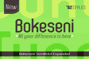 Bokeseni SemiBold Expanded: The Premium Typeface for Scroll-Stopping Campaigns