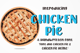 Chicken Pie: The Versatile Sans Serif Font for Handmade Creators
