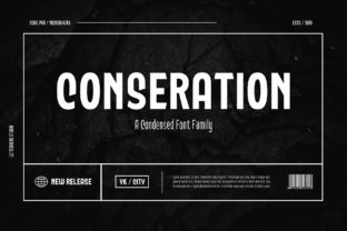Conseration: A Modern Sans Serif Typeface for Editorial Design
