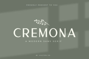 Cremona: The Perfect Sans Serif Font for Handmade Crafts