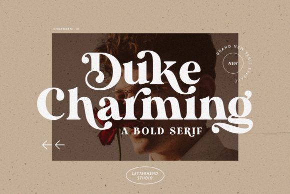 Duke Charming: The Bold Serif Typeface for Handmade Branding