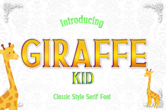 Giraffe Kid: A Bold Serif Font for Standout Campaigns