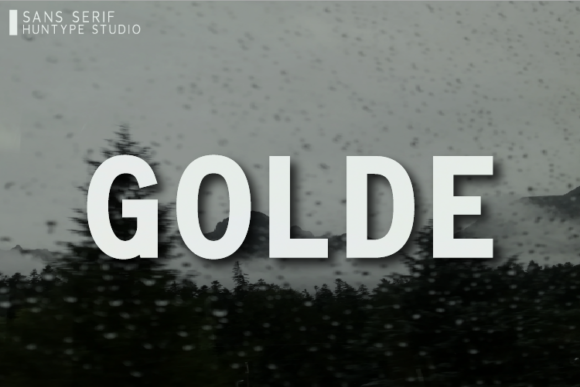 Golde Typeface Review: A Bold Sans Serif for Modern Branding