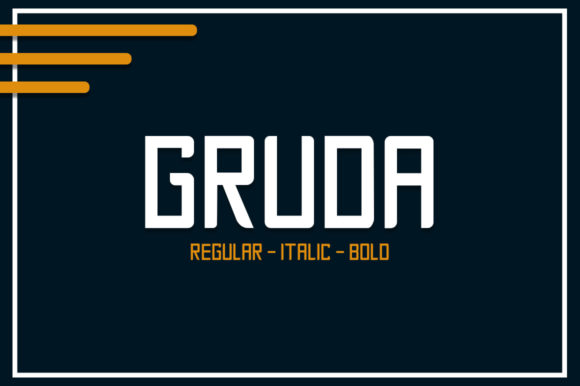 Gruda: The Bold Sans Serif Typeface for Handmade Branding