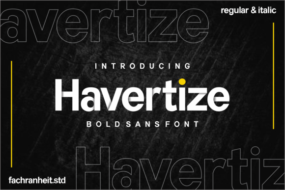 Havertize: The Bold Sans Serif Font for Handmade Product Branding