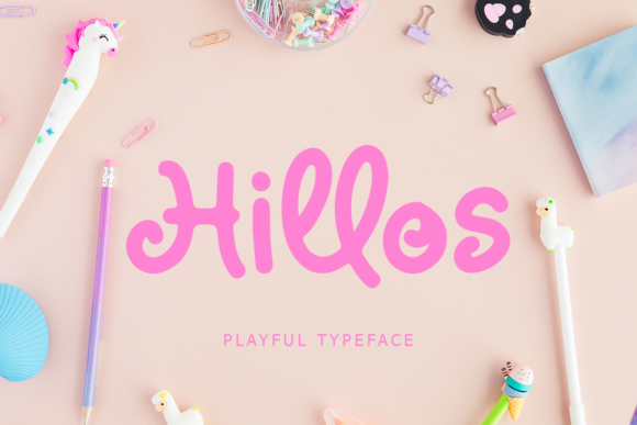 Hillos: A Bold Handwritten Typeface for Authentic Branding