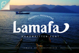 Lamafa: A Bold Handwritten Typeface for Modern Web Design