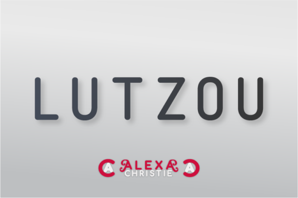 Lutzou: The Bold Sans Serif Font for Stronger Brand Identity