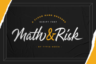 Math and Risk: A Bold Script Font for Authentic Branding