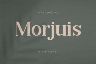 Morjuis: A Sophisticated Serif for Modern Branding