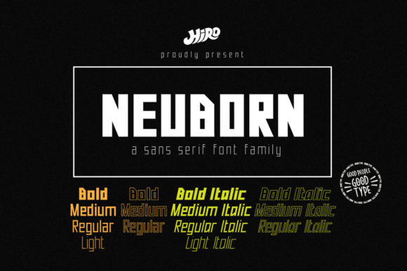 Neuborn: The Bold Sans Serif Typeface for Modern Web Design