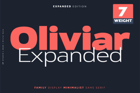Oliviar: A Bold Sans Serif Typeface for Modern Web Design