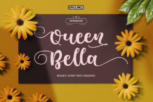 Queen Bella: The Bold Script Font for Handmade Brands