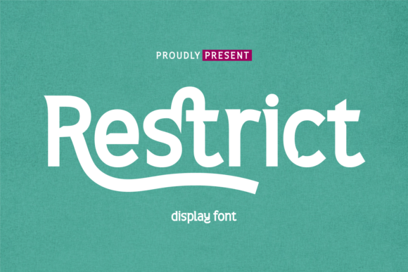 Restrict: A Bold Serif Typeface for Modern Editorial Design