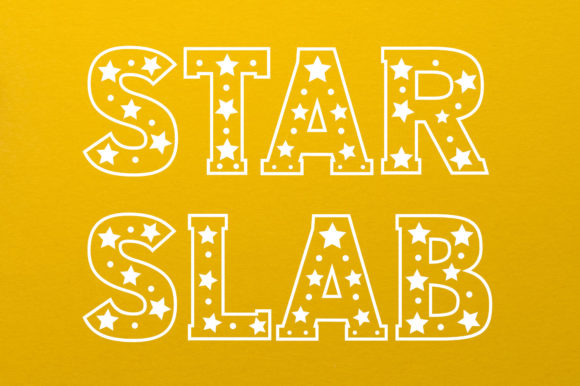 Star Slab: A Bold Decorative Typeface for Editorial Design