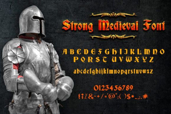 Strong Medieval: The Bold Handwritten Typeface for Authentic Branding